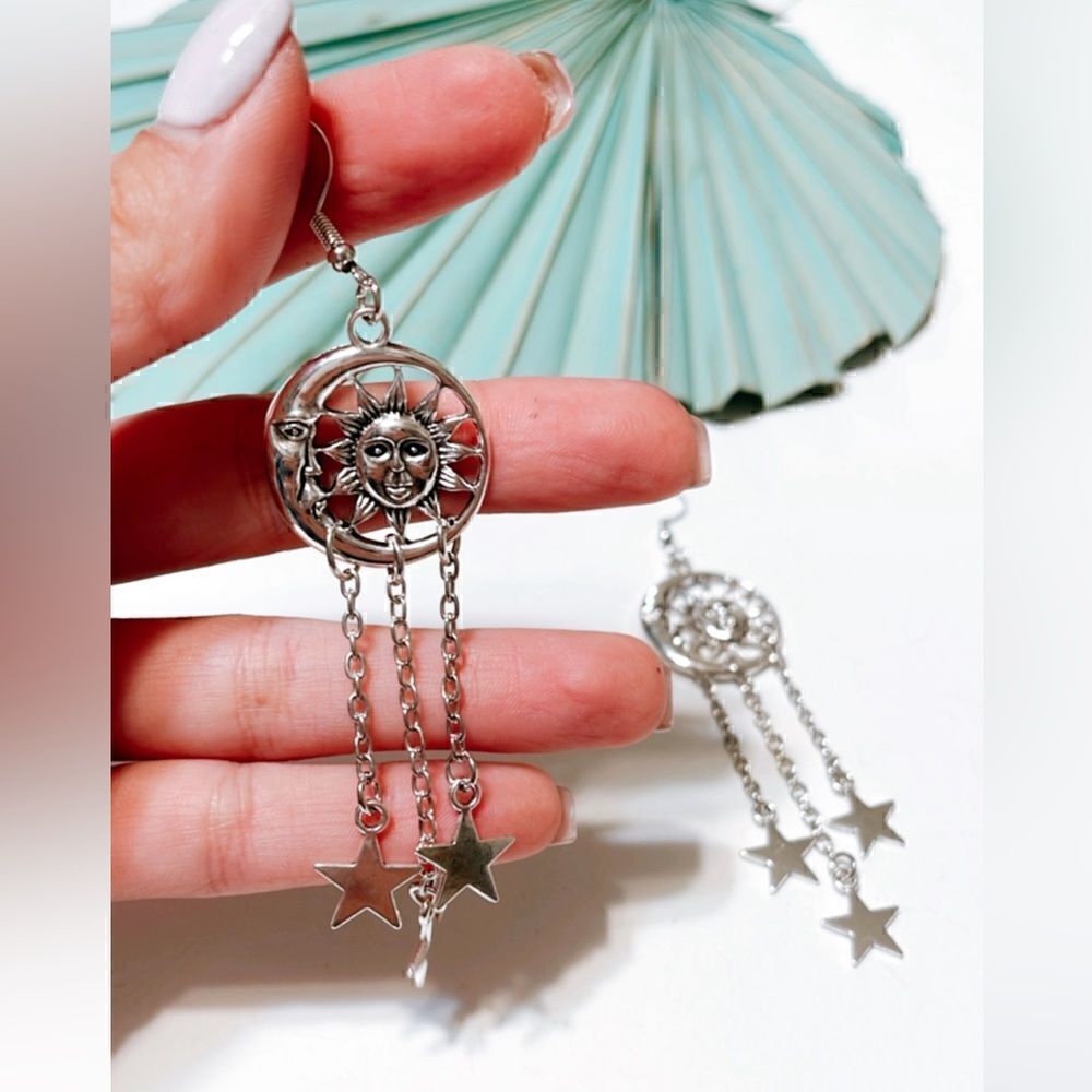 Boho moon earrings  S55